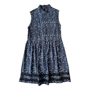 All Saints Floral Lace Sleeveless Mini Dress Size 8